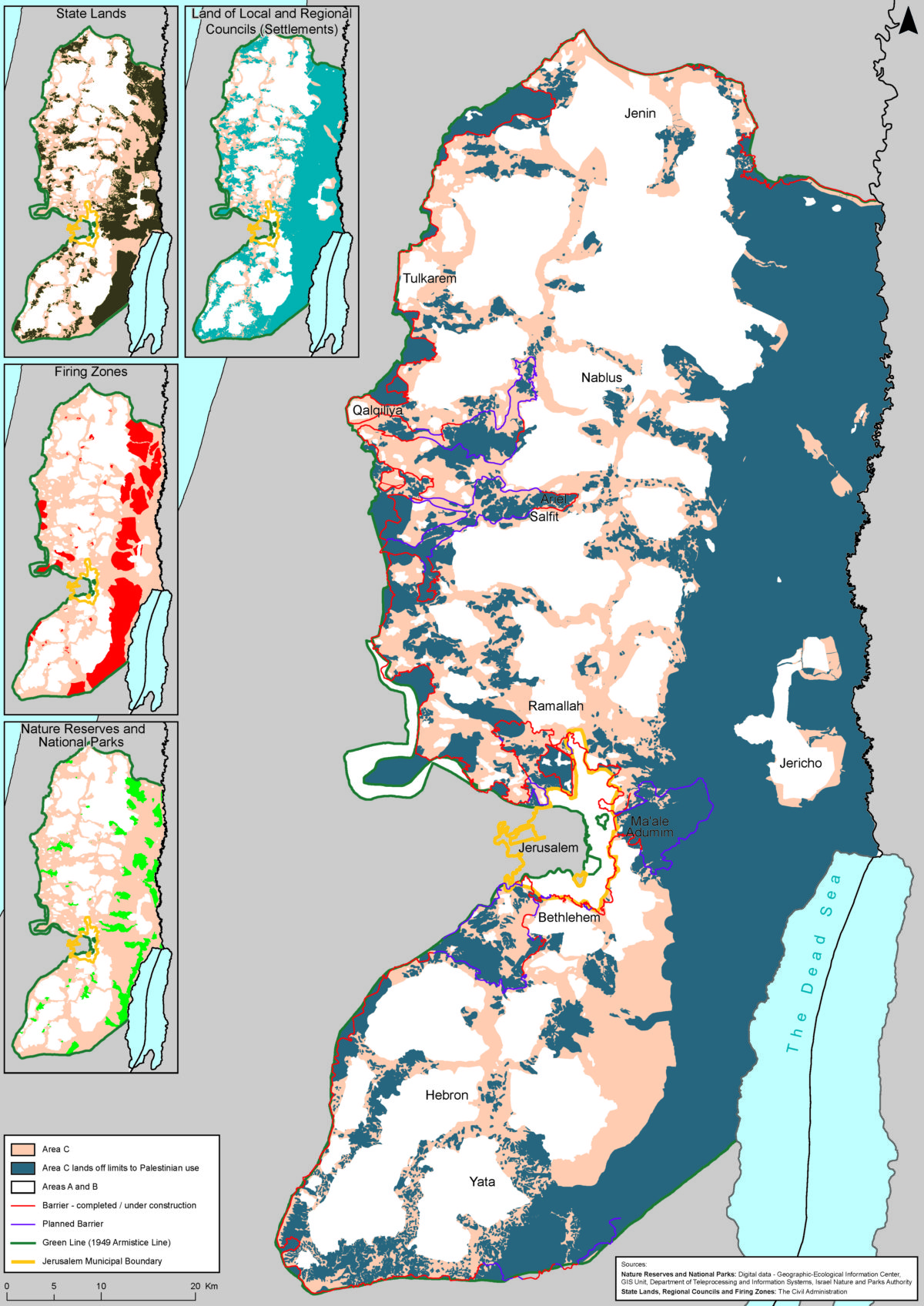 Maps 1967 to present Palestine Portal